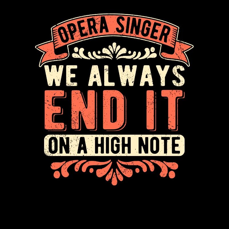 Opernsänger Chanteur d’opéra Ténor End It High Note