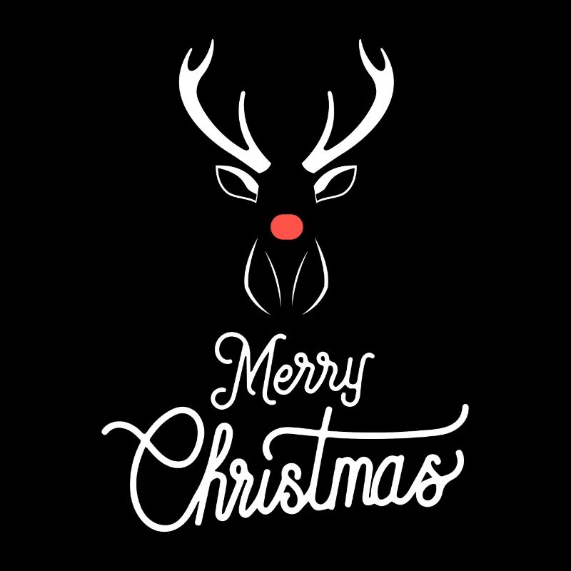 Renne de Noël au nez rouge
