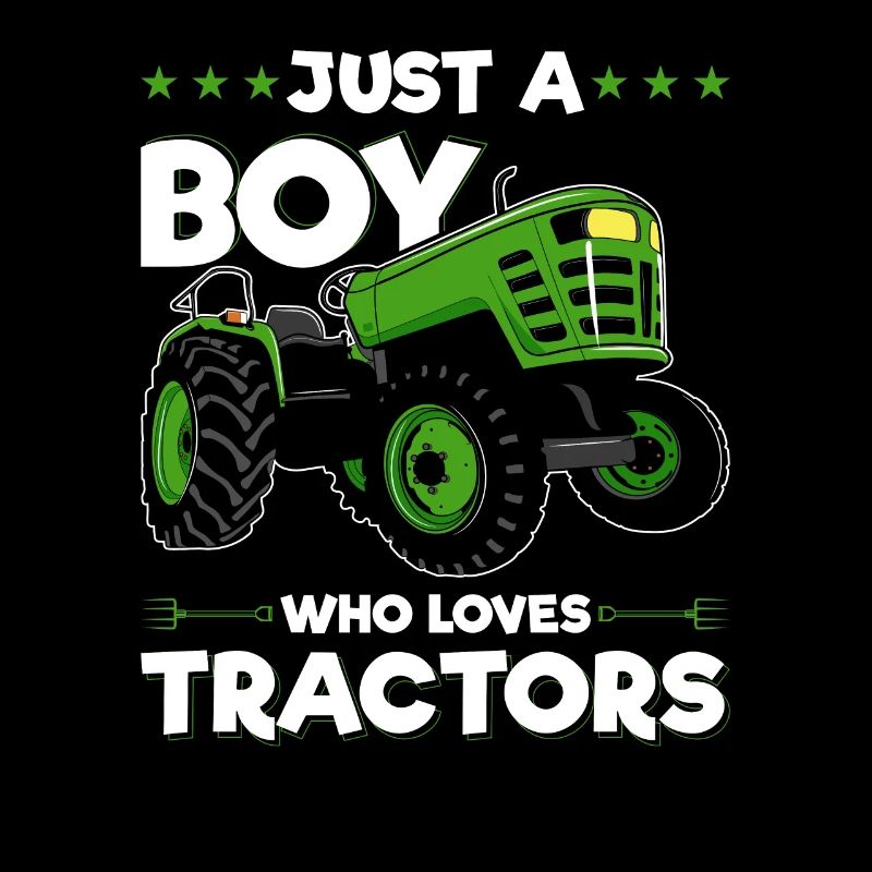 Juste un garçon qui aime les tracteurs
