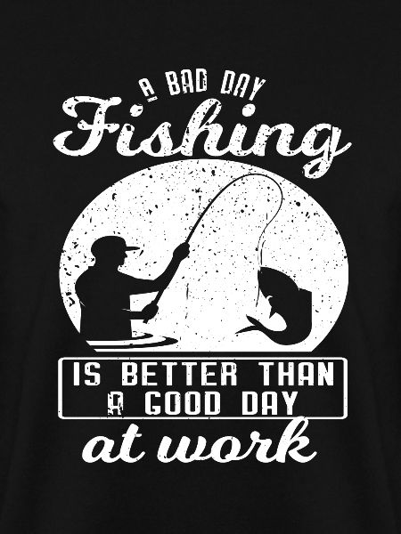 Funny Fishing Design Fisherman