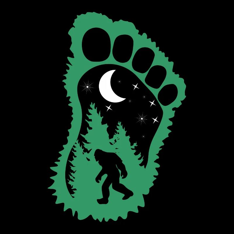 Bigfoot in the forest