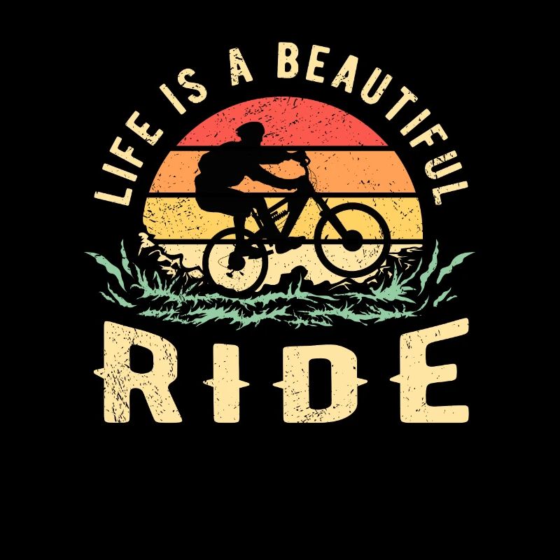 La vie cycliste à vélo est une belle balade
