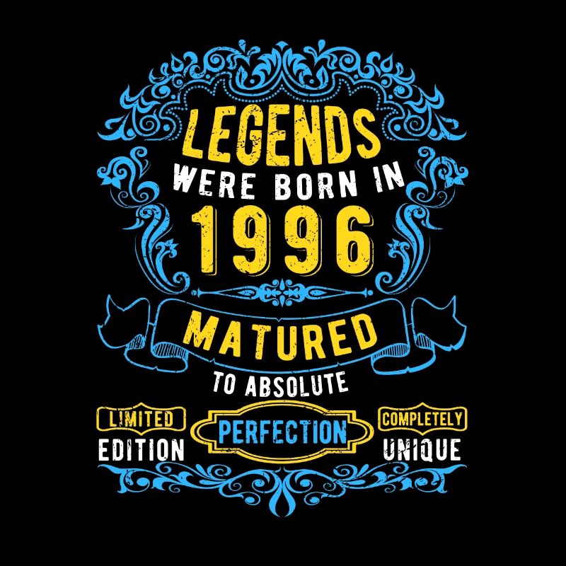Les légendes sont nées en 1996 Anniversaire
