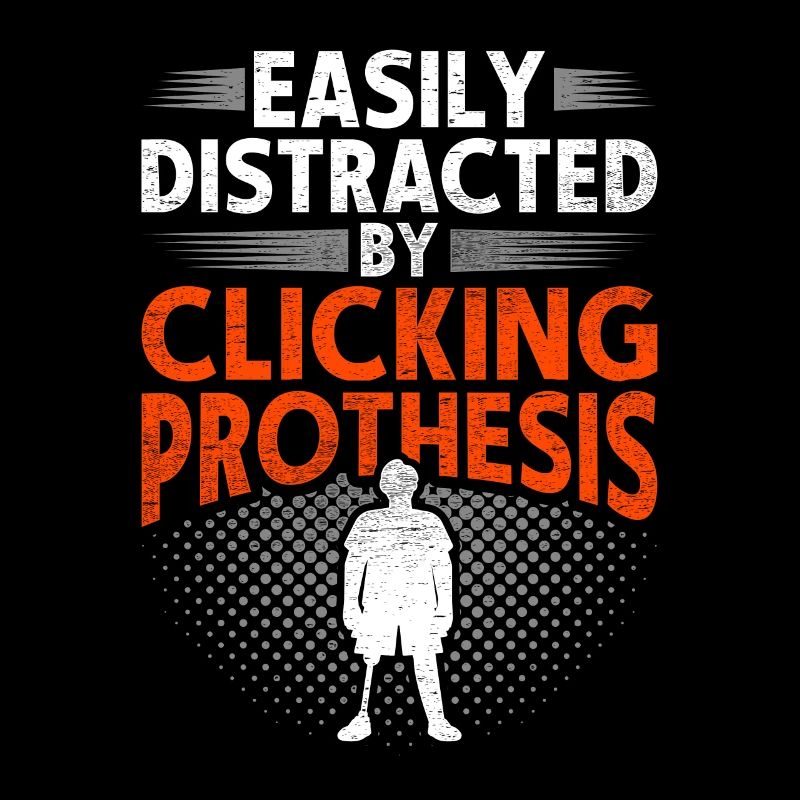 Leg prosthesis Distracted By Clicking Prothesis