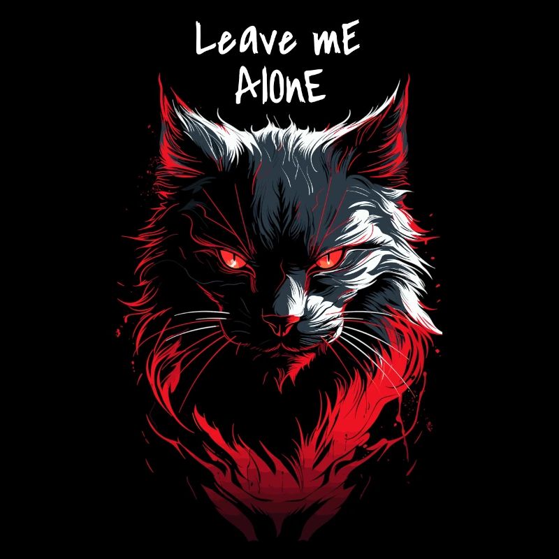 Annoying Cat with Saying Cat Mom Gift