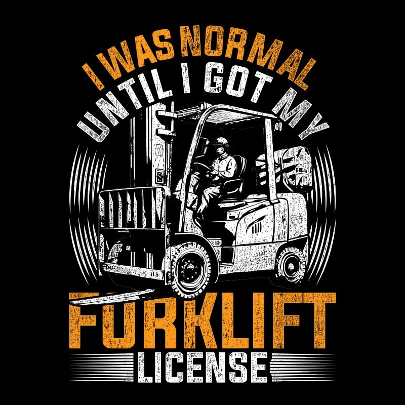 Gabelstaplerfahrer Staplerfahrer Forklift License