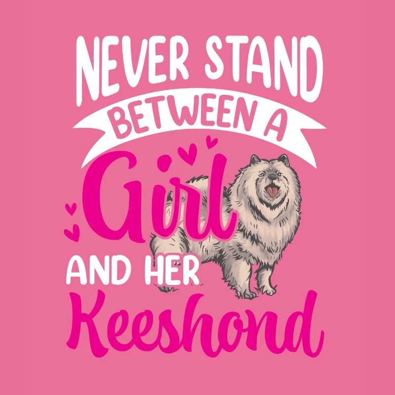 Mädchen und ihr Wolfsspitz Deutscher Spitz