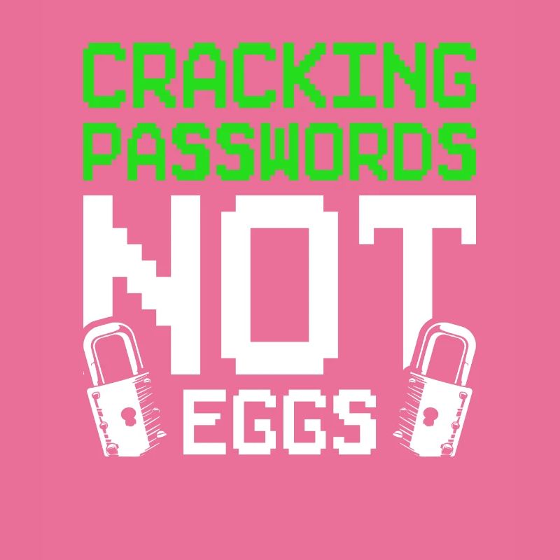 Ethical Hacker Cracking Passwords Not Eggs