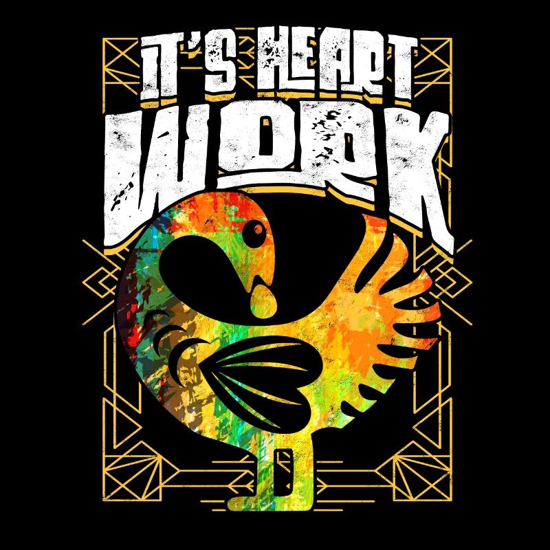 Sankofa Adinkra Ghana It's Heart Work