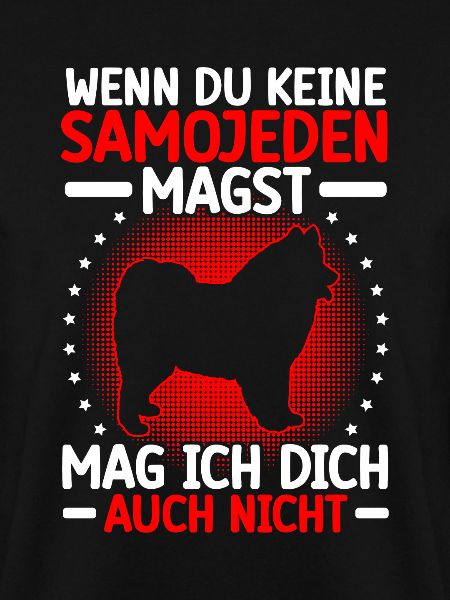 Samojede nicht mögen Schlittenhund