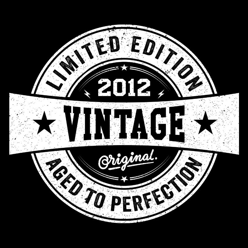 Rétro 2012 Anniversaire 2012 Cadeau 2012 Vintage
