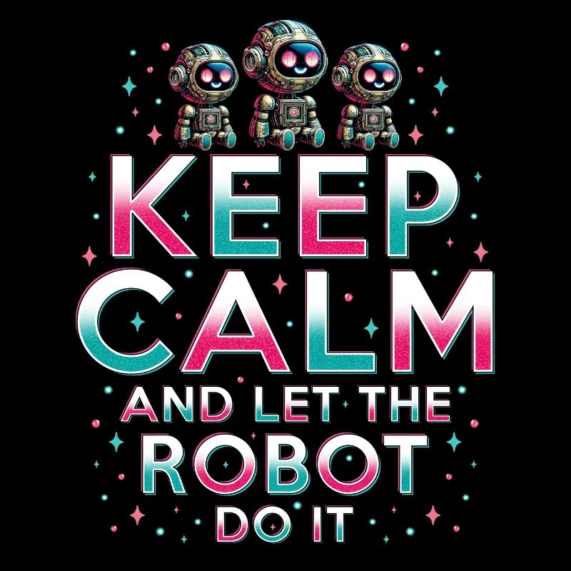 Robotik Ingenieur Keep Calm And Let Robot Do It