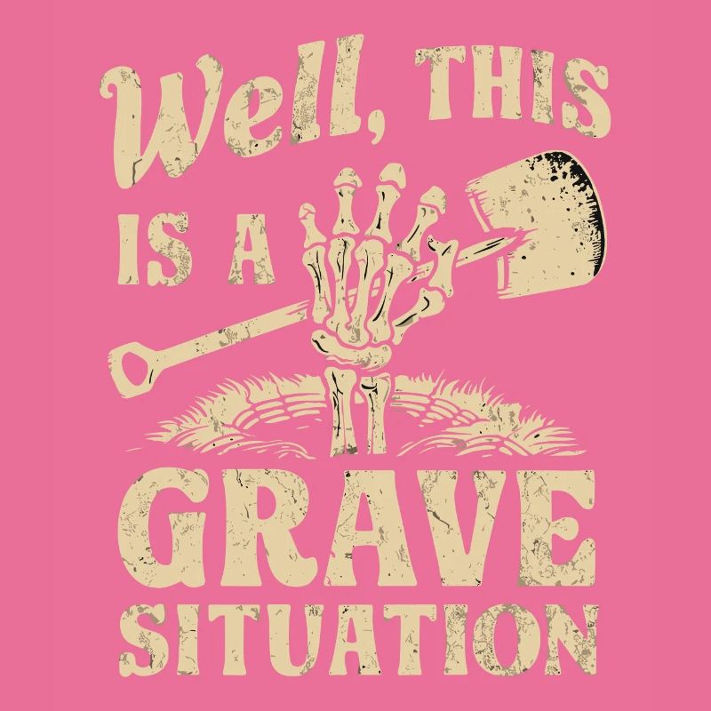 Skeleton Cemetery Pun Funny Saying