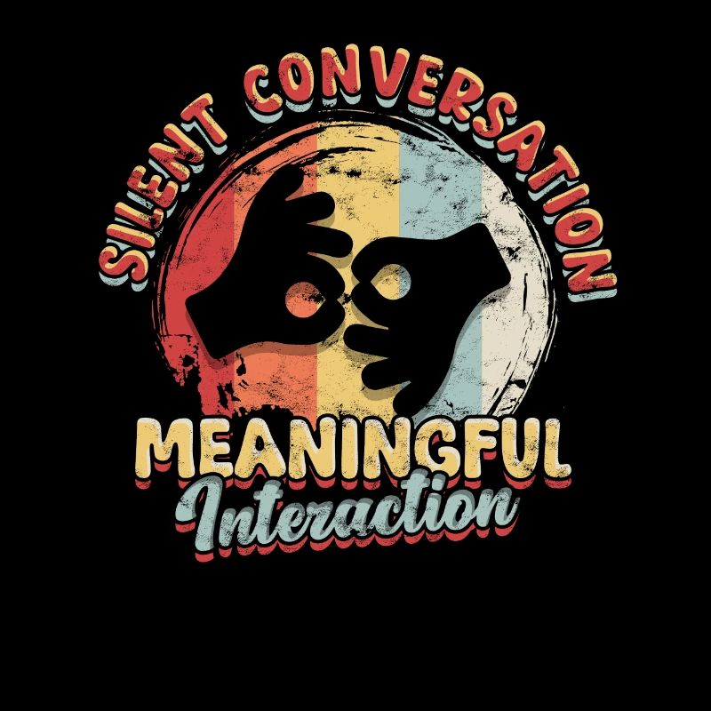 Gebärdensprache Silent Conversation