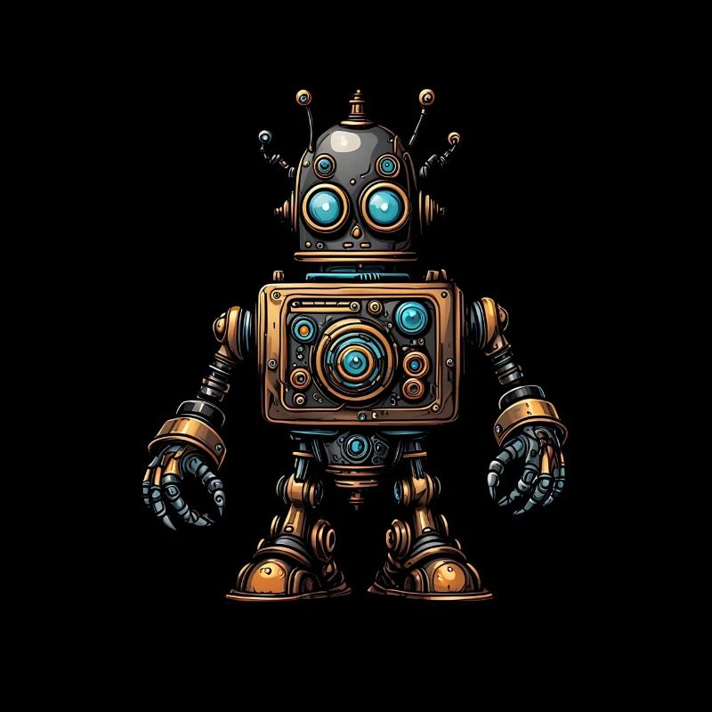 Steampunk-Roboter