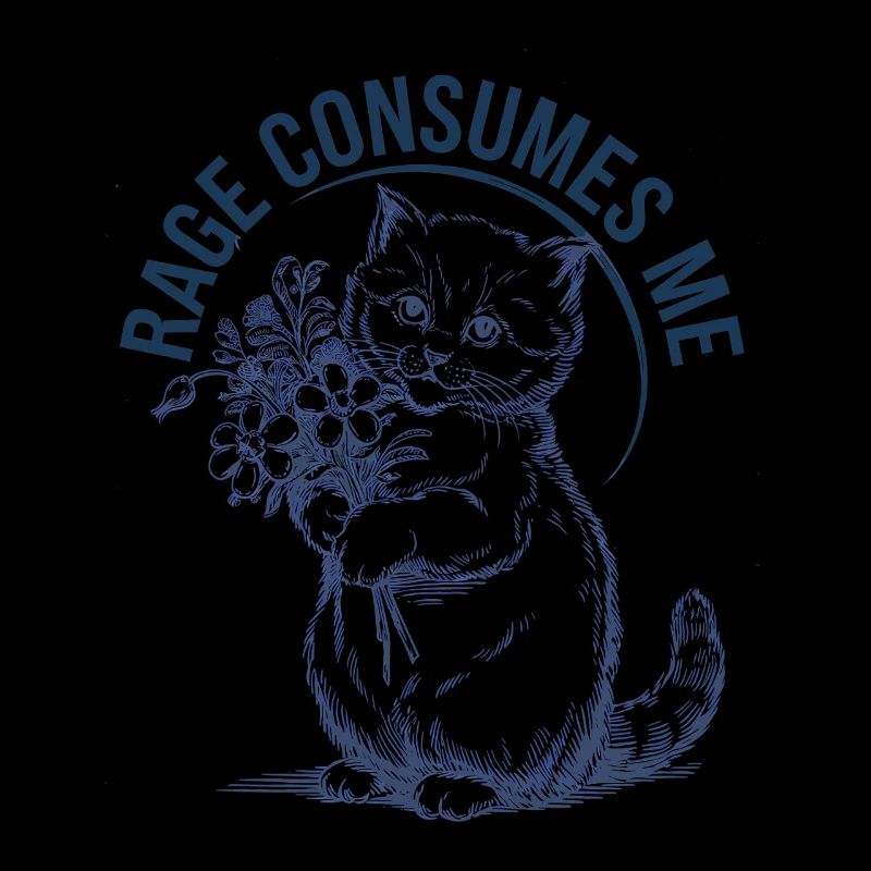 Rage Consumes Me Cat