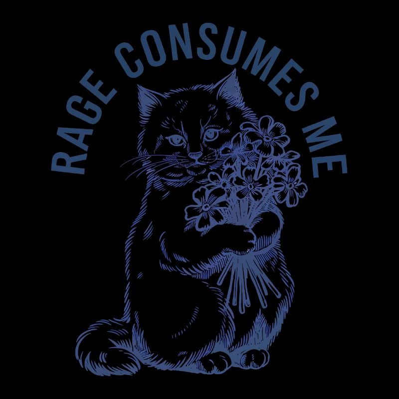 Rage Consumes Me Cat