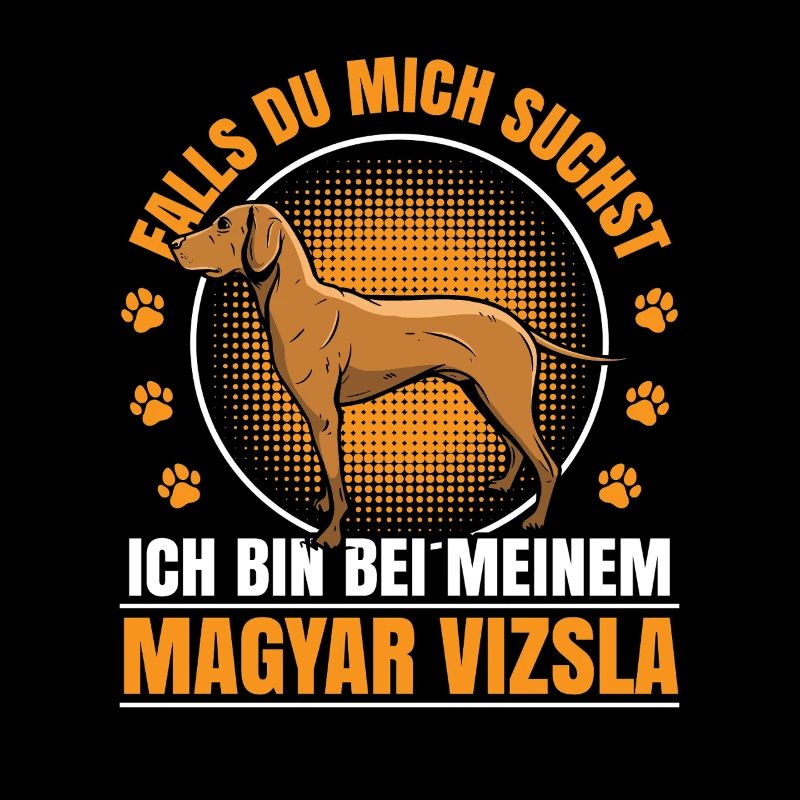 Je suis avec mon chien d’arrêt Magyar Vizsla