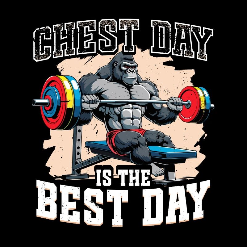 Chest Training Bodybuilder Chest Day est le meilleur jour