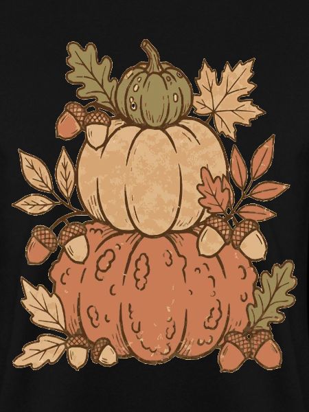 Herbst-Pumpkin-Komposition