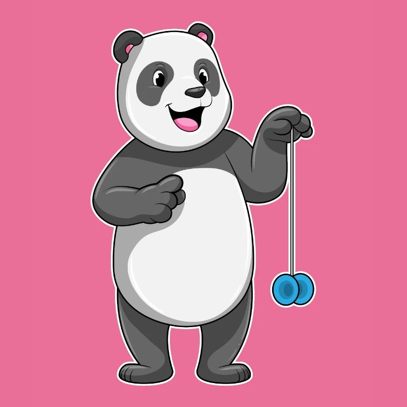 Panda mit Jojo