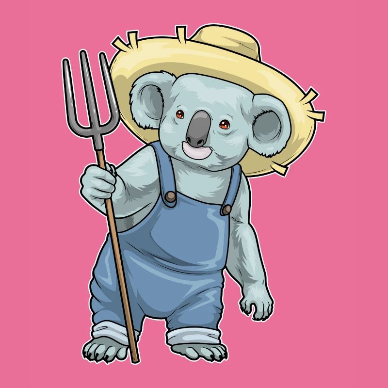 Koala Farmer Pitchfork
