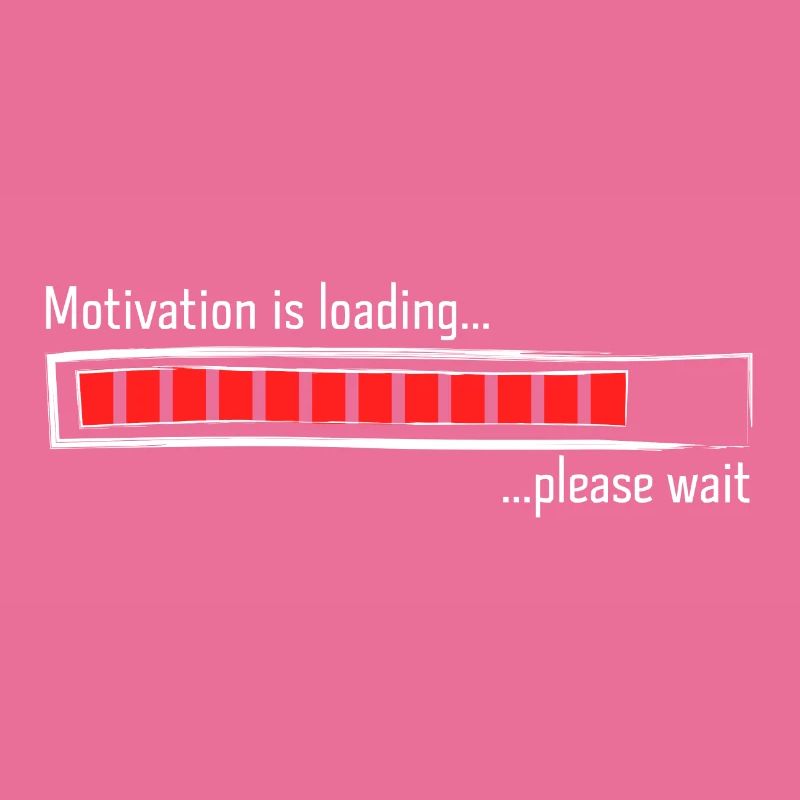 Ladebalken Motivation is loading Spruch Sprüche