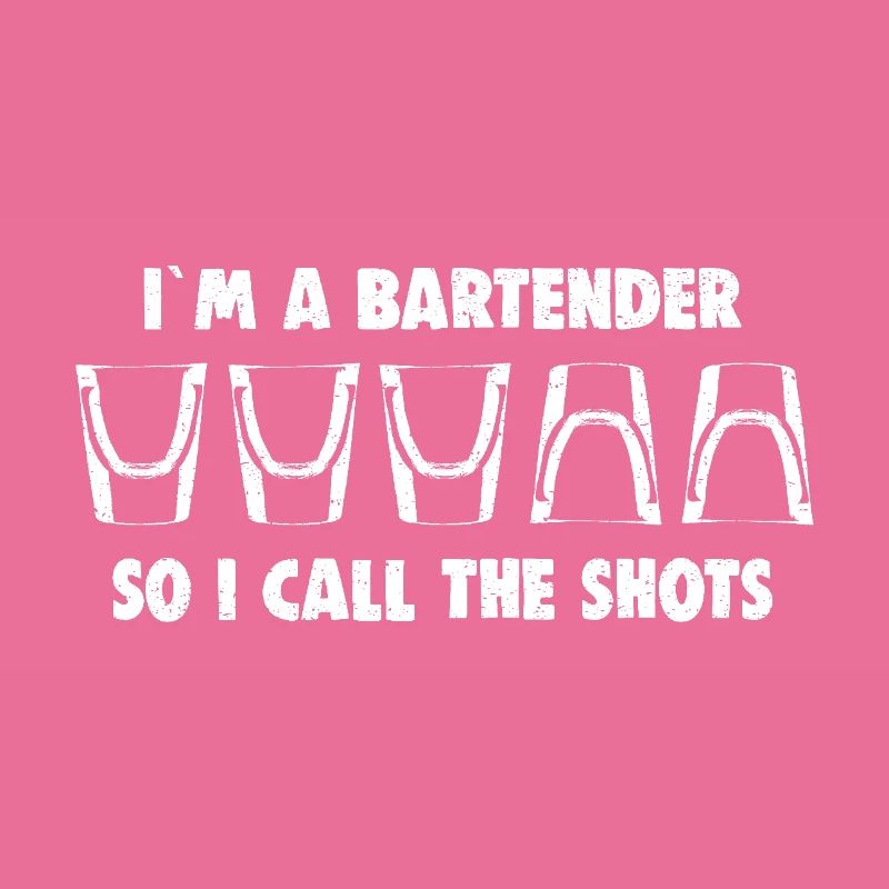Bartender Barkeeper lockerer Spruch
