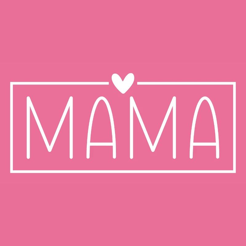 Mama Rahmen Herz Mutter Liebe Muttertag Geschenk