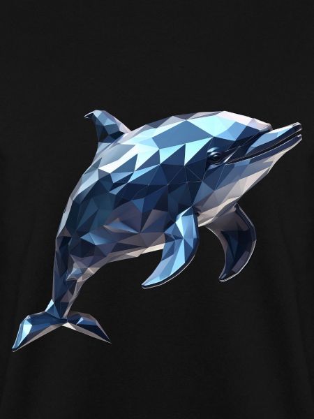 Geometric Style Dolphin