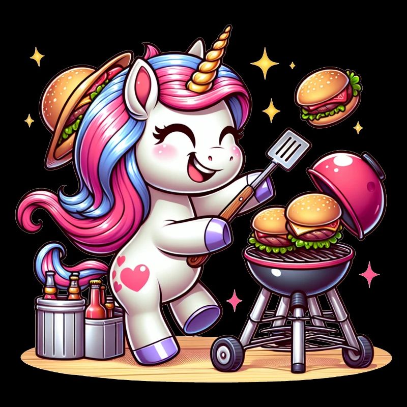 Cute BBQ Unicorn