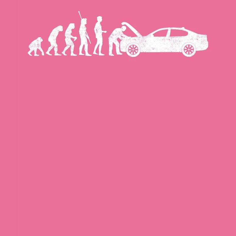 Evolution Auto Schrauber Automechaniker Geschenk