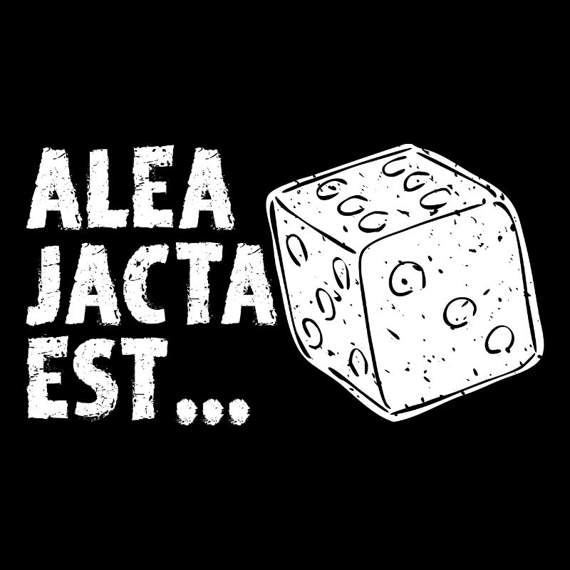 Alea jacta est Latein Spruch Geschenk Alte Sprache