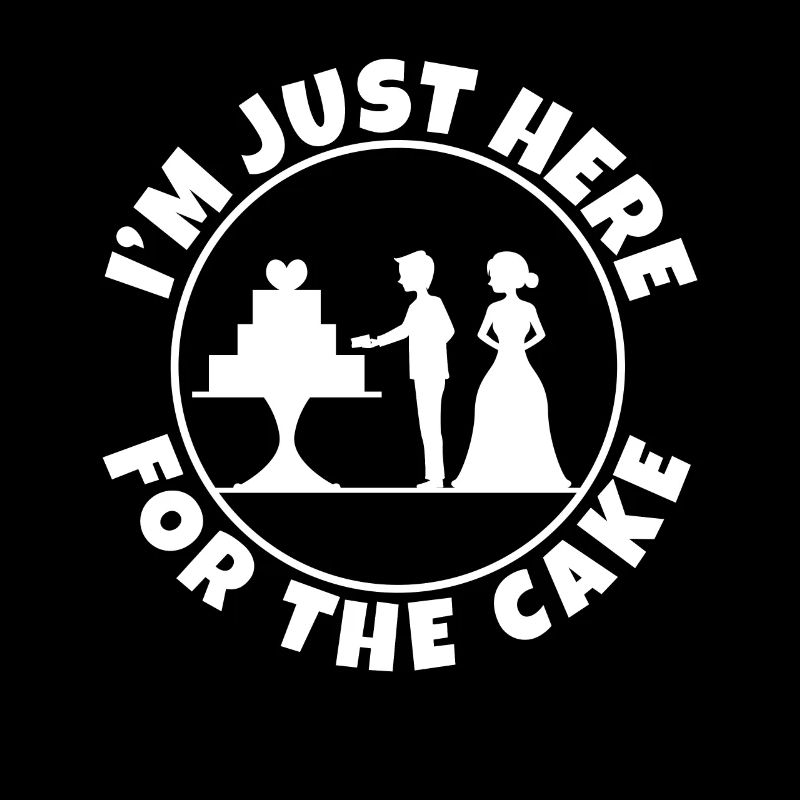 Im just here for the cake wedding