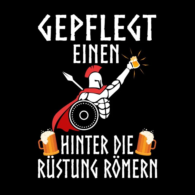 Gepflegt einen hinter die Rüstung Römern
