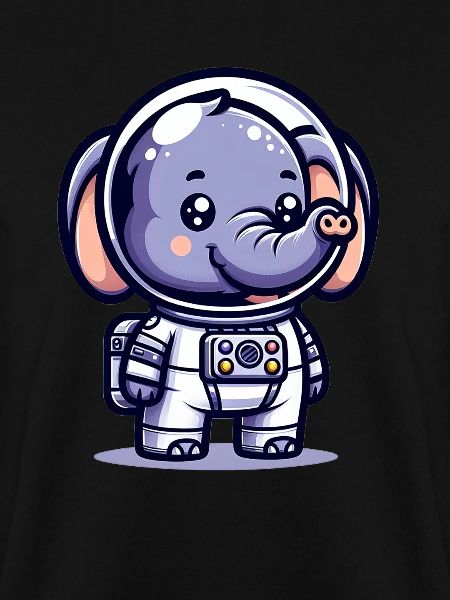 Cute Elephant Astronaut