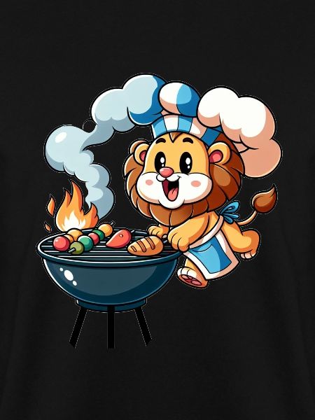 Cute BBQ Lion