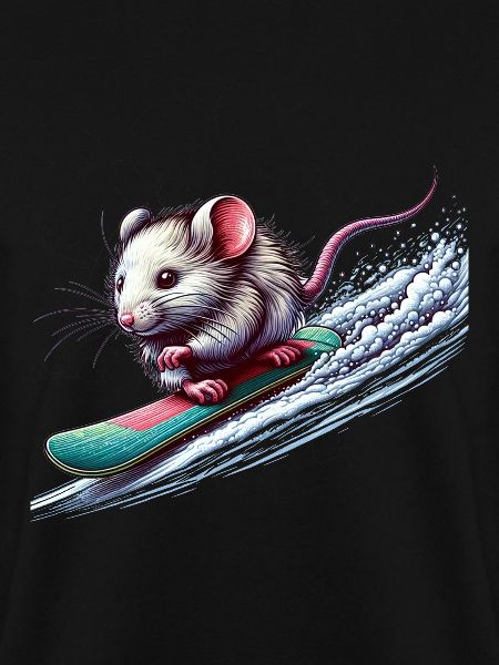 Cute Snowboarder Mouse