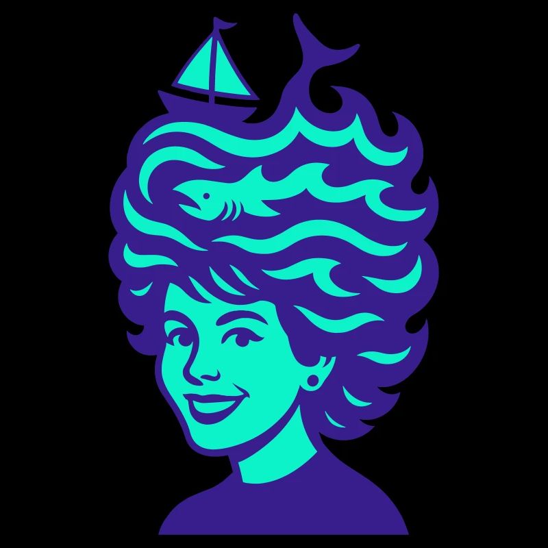 Cheveux de mer !
