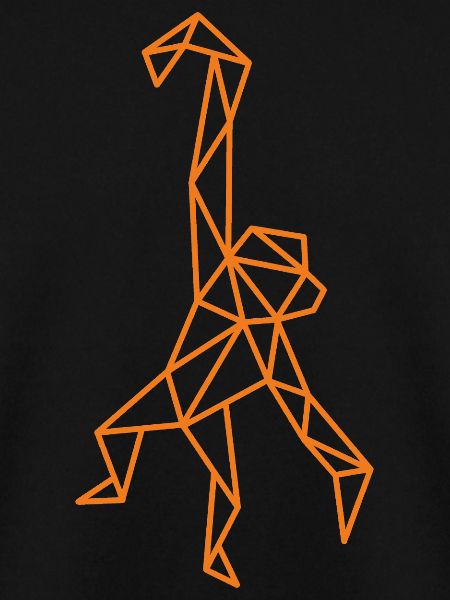 Monkey Geometric Line