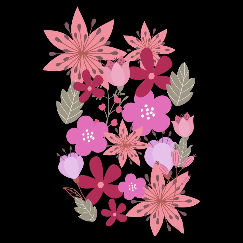 fleurs, fleurs, printemps, fleurs