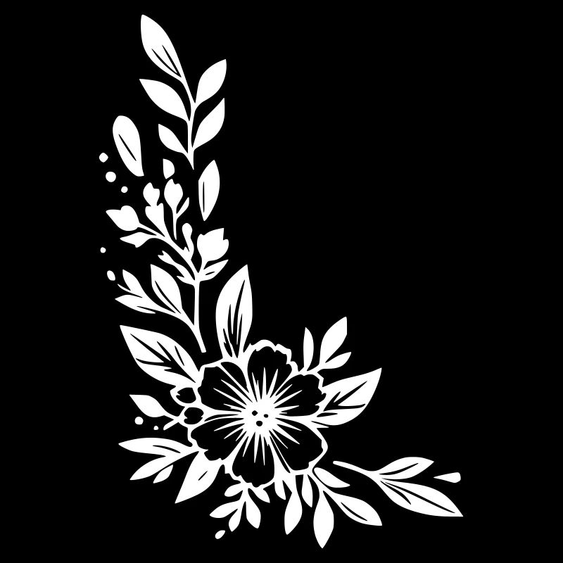 Blumendekoration Ecke