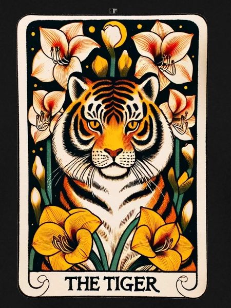 Die Tiger-Tarotkarte