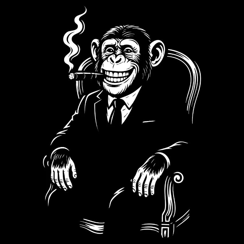 Singe avec cigare