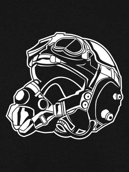 Pilotenhelm / Pilot Helmet 01_weiß