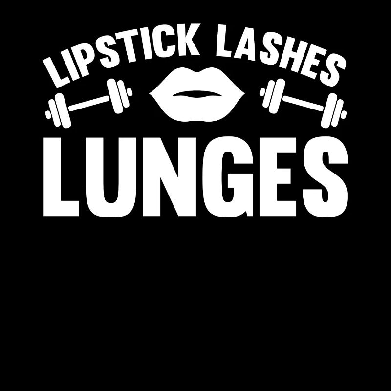 Lipstick eyelashes lunges -