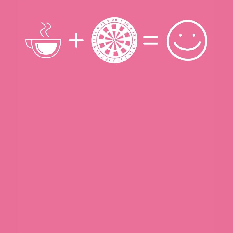 Coffee - Smile Face - Dartboard -