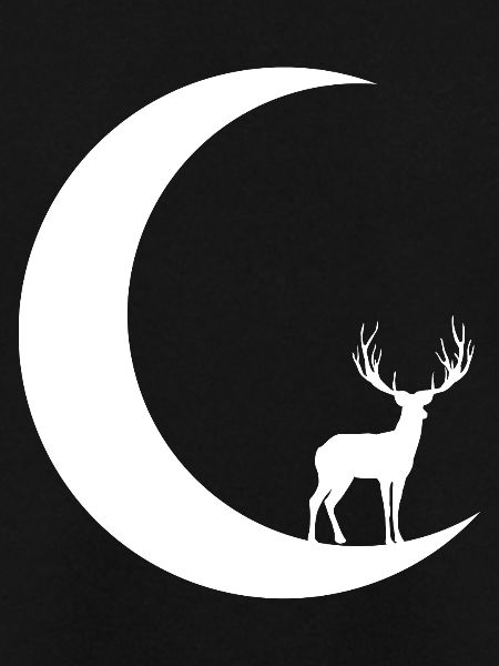 Crescent Moon - Red Deer -