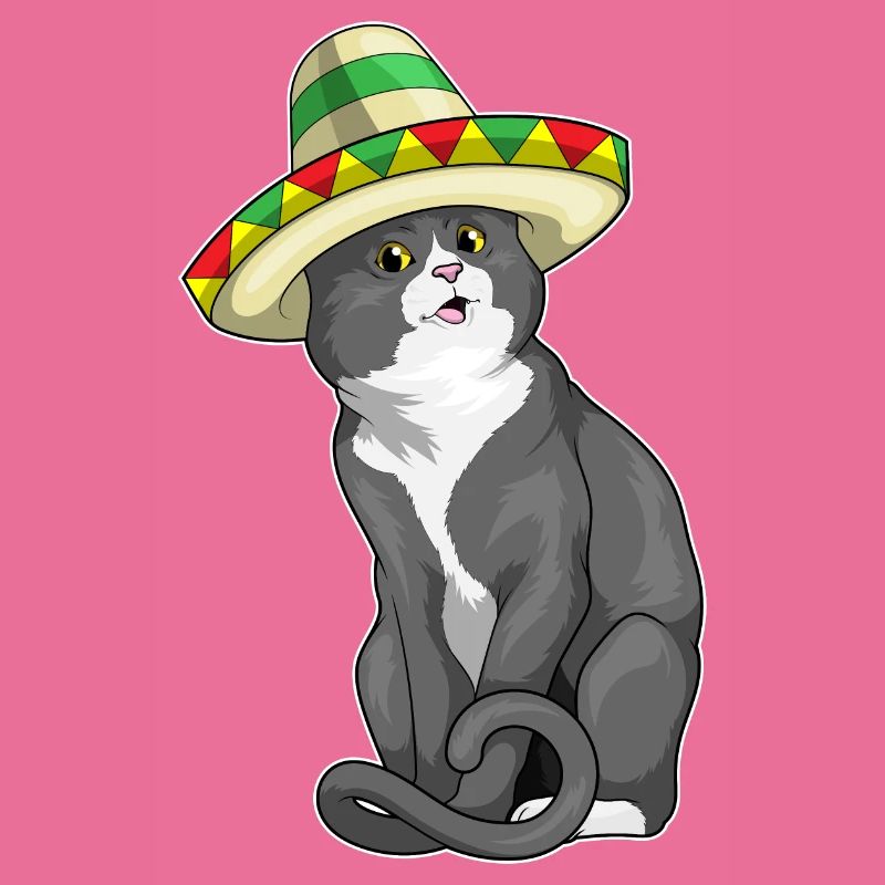 Katze Sombrero