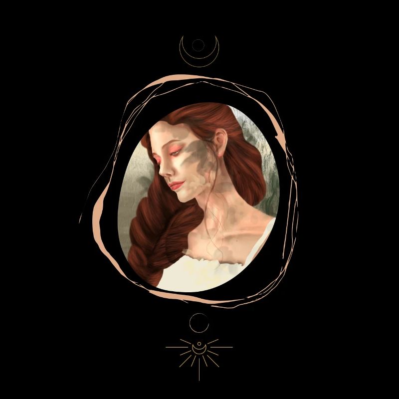 Frau im Portrait